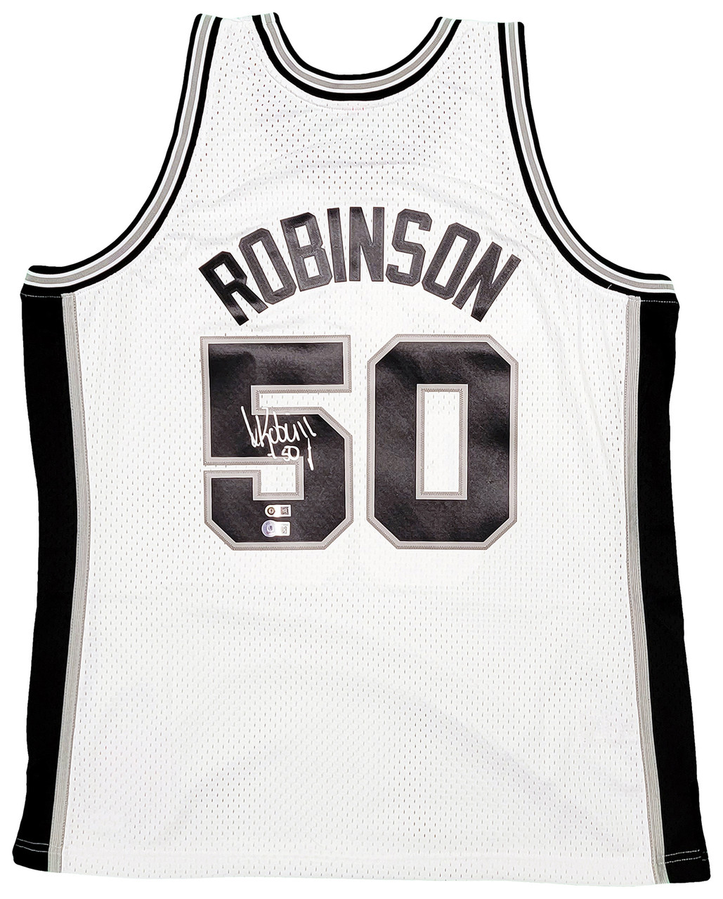 Mitchell & Ness Men's David Robinson San Antonio Spurs Authentic Jersey - White