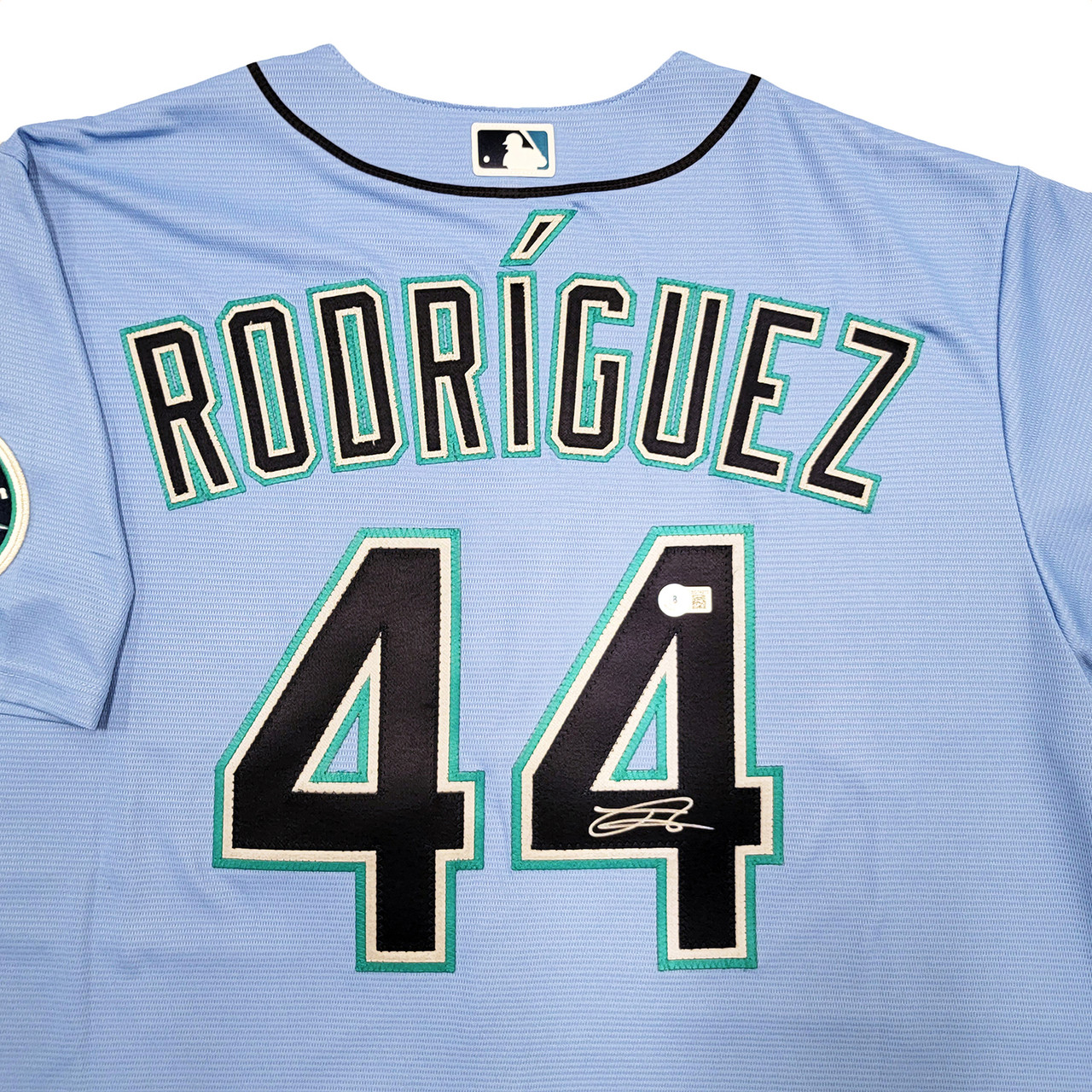 Julio Rodriguez Autographed Seattle Mariners Custom Blue Baseball Jersey -  BAS