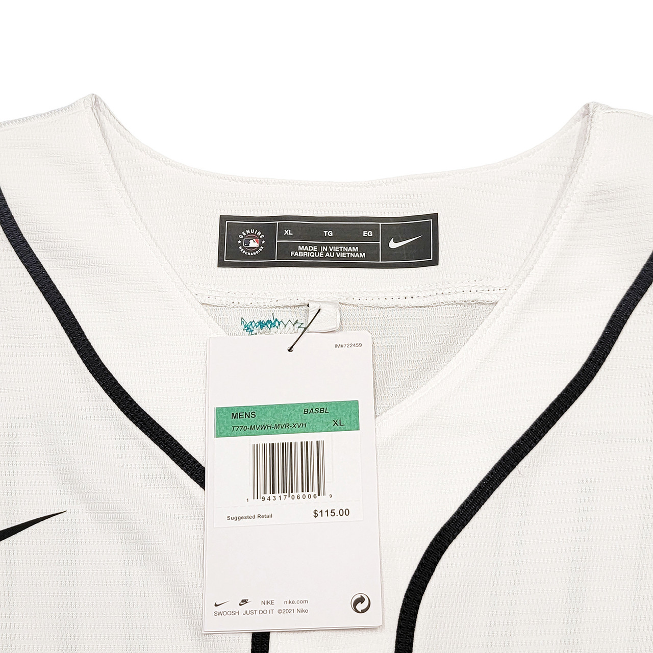 Julio Rodriguez Seattle Mariners Signed White Nike Jersey Size XL
