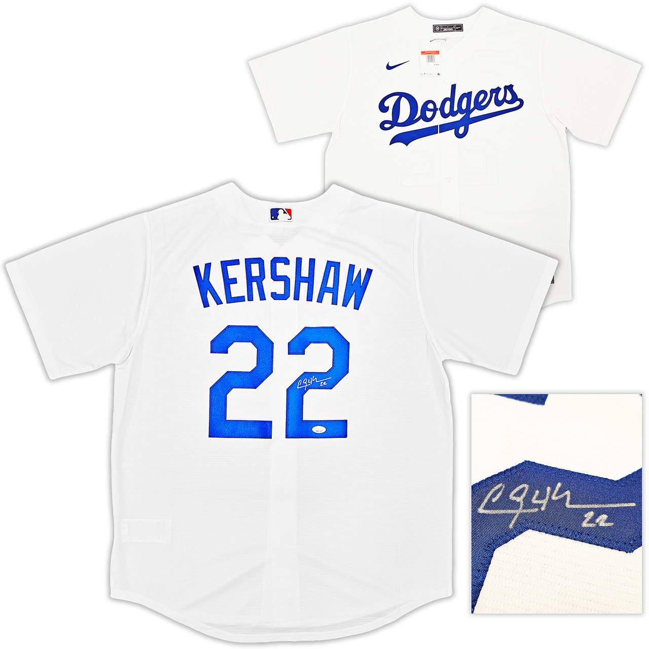 Clayton Kershaw Authentic Autographed Los Angeles Dodgers Jersey