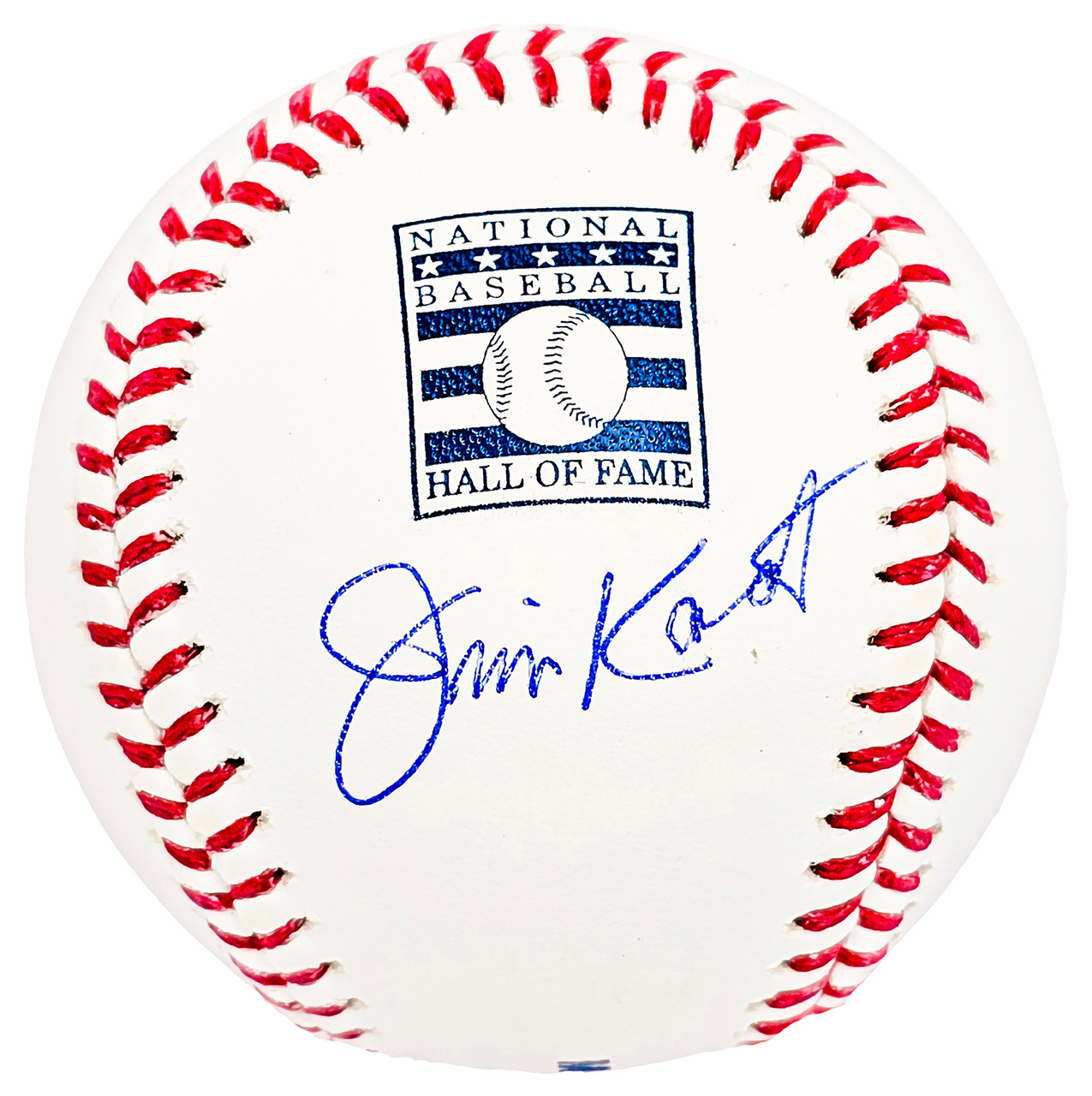 Dave Winfield Autographed Official Hall of Fame HOF Logo Baseball New York  Yankees Beckett BAS QR Stock #220374