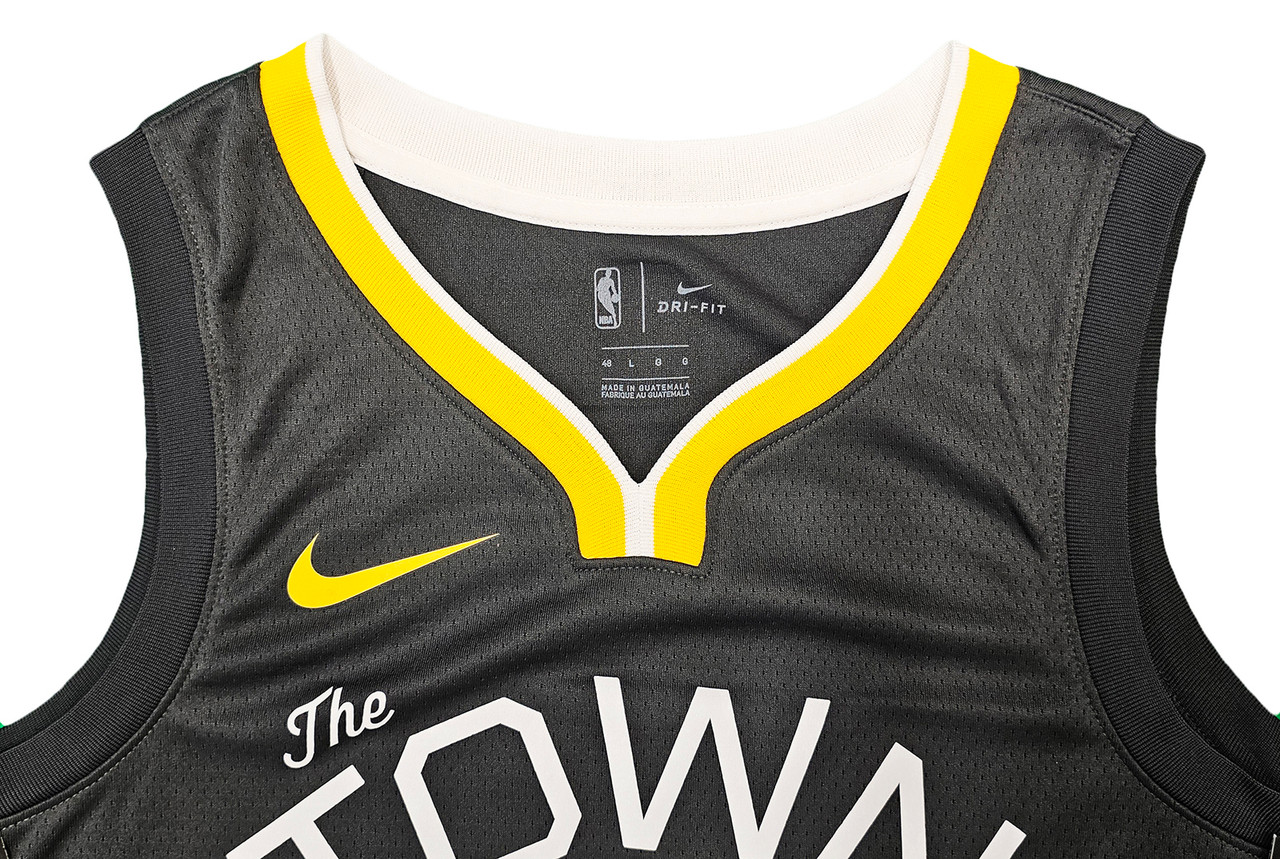 Nike Golden State Warriors Custom Swingman Jersey City Edition Grey