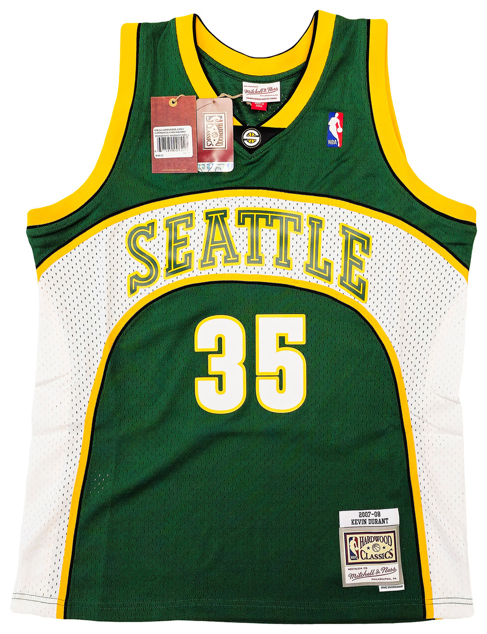 Kevin Durant Autographed and Framed Seattle Supersonics Jersey