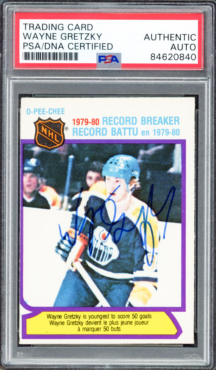 1984 Topps Wayne Gretzky Hockey Card PSA 8