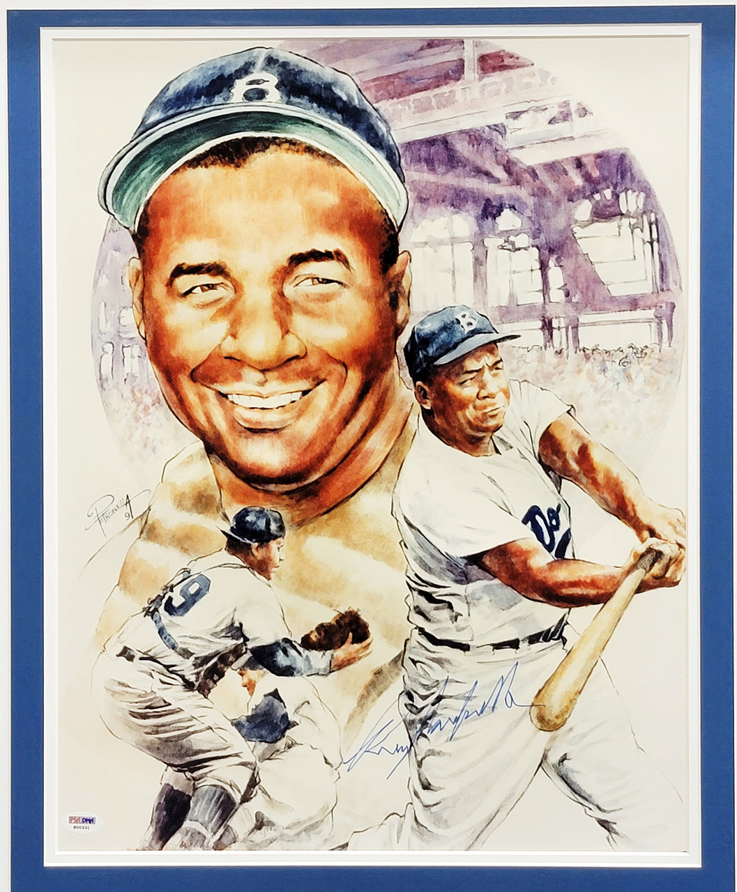 AUTOGRAPHED DON NEWCOMBE 8x10 Brooklyn Dodgers photo