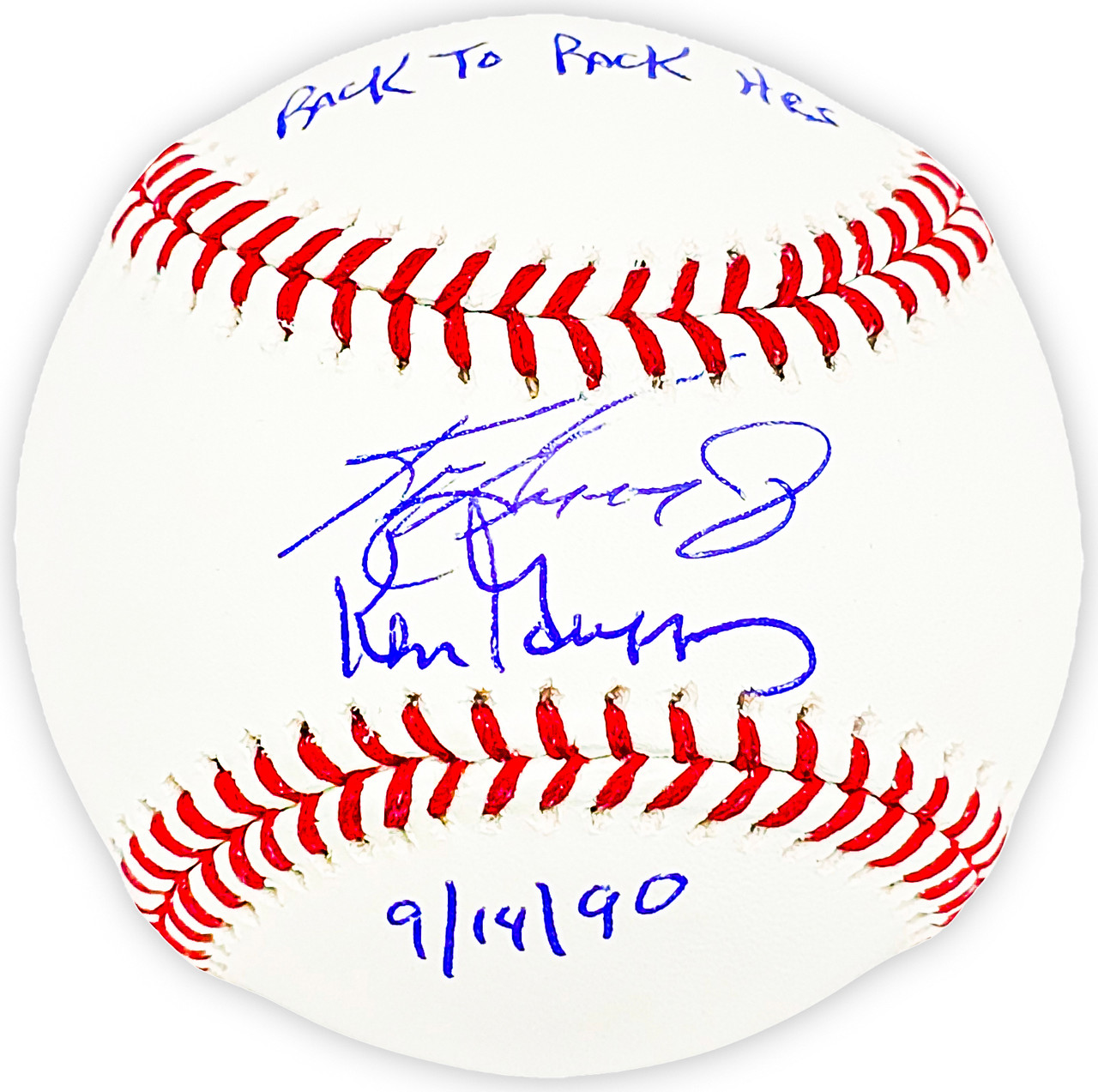 Ken Griffey Jr. & Sr. 直筆サインボール PSA証明付き Ken Griffey Jr Sr Dual Signed Baseball JSA Certified