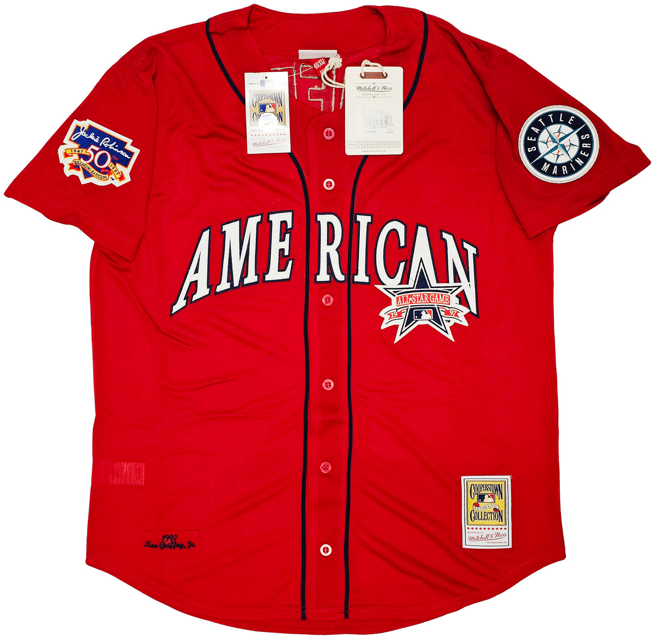 Seattle Mariners Ken Griffey Jr. Autographed Red Authentic