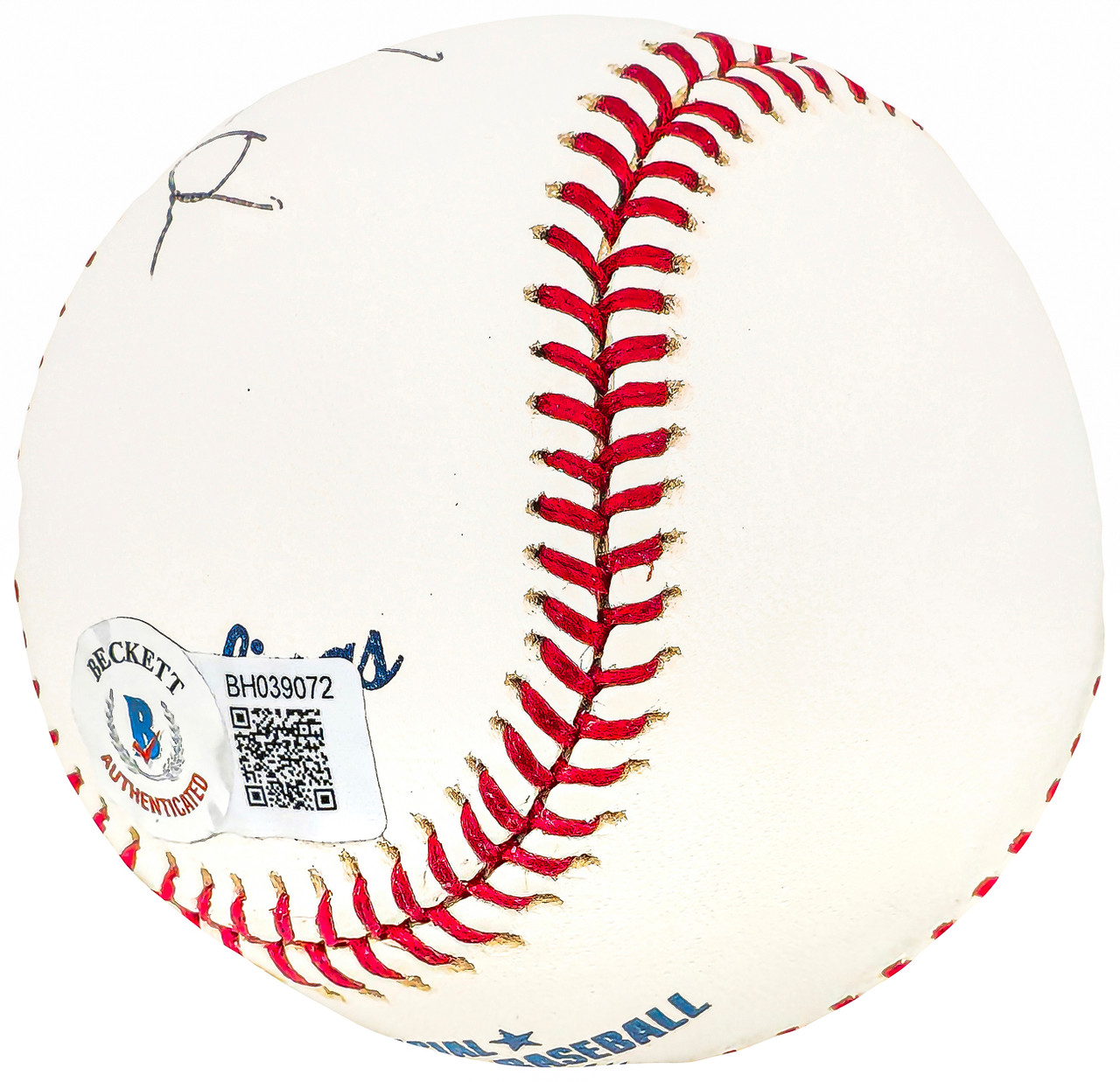 Apolo Ohno Autographed Official MLB Baseball Team USA Olymics