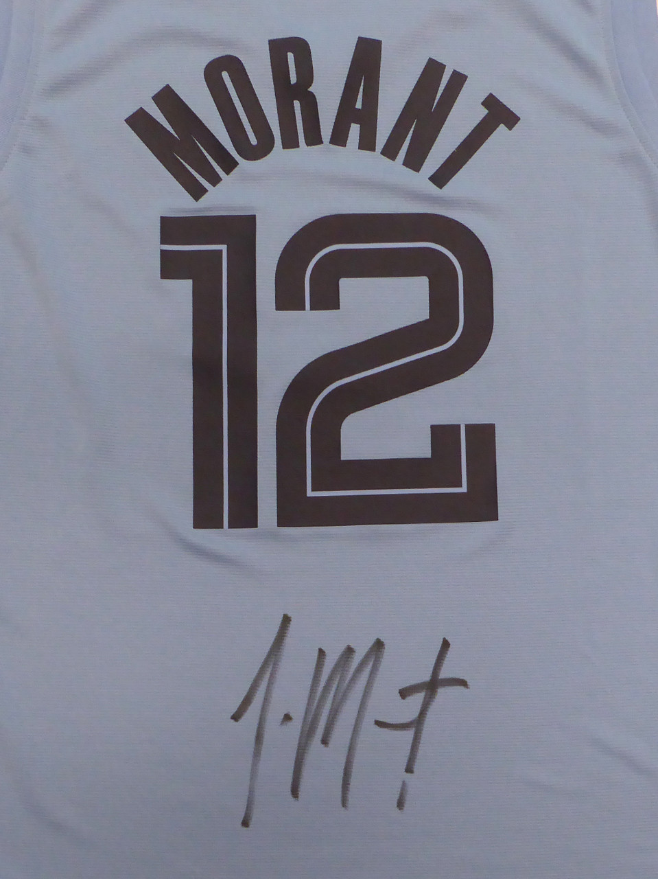 Men's Fanatics Branded Ja Morant White/Navy Memphis Grizzlies Big & Tall  Player Raglan Short Sleeve