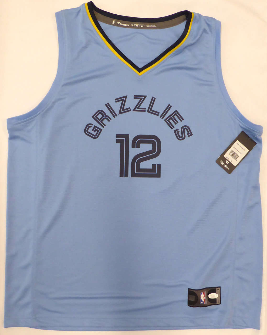 JA MORANT AUTOGRAPHED Signed Grizzlies HWC Jersey (Panini) Sz 48 L