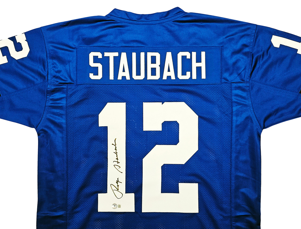 Dallas Cowboys Roger Staubach Autographed Royal Blue Jersey