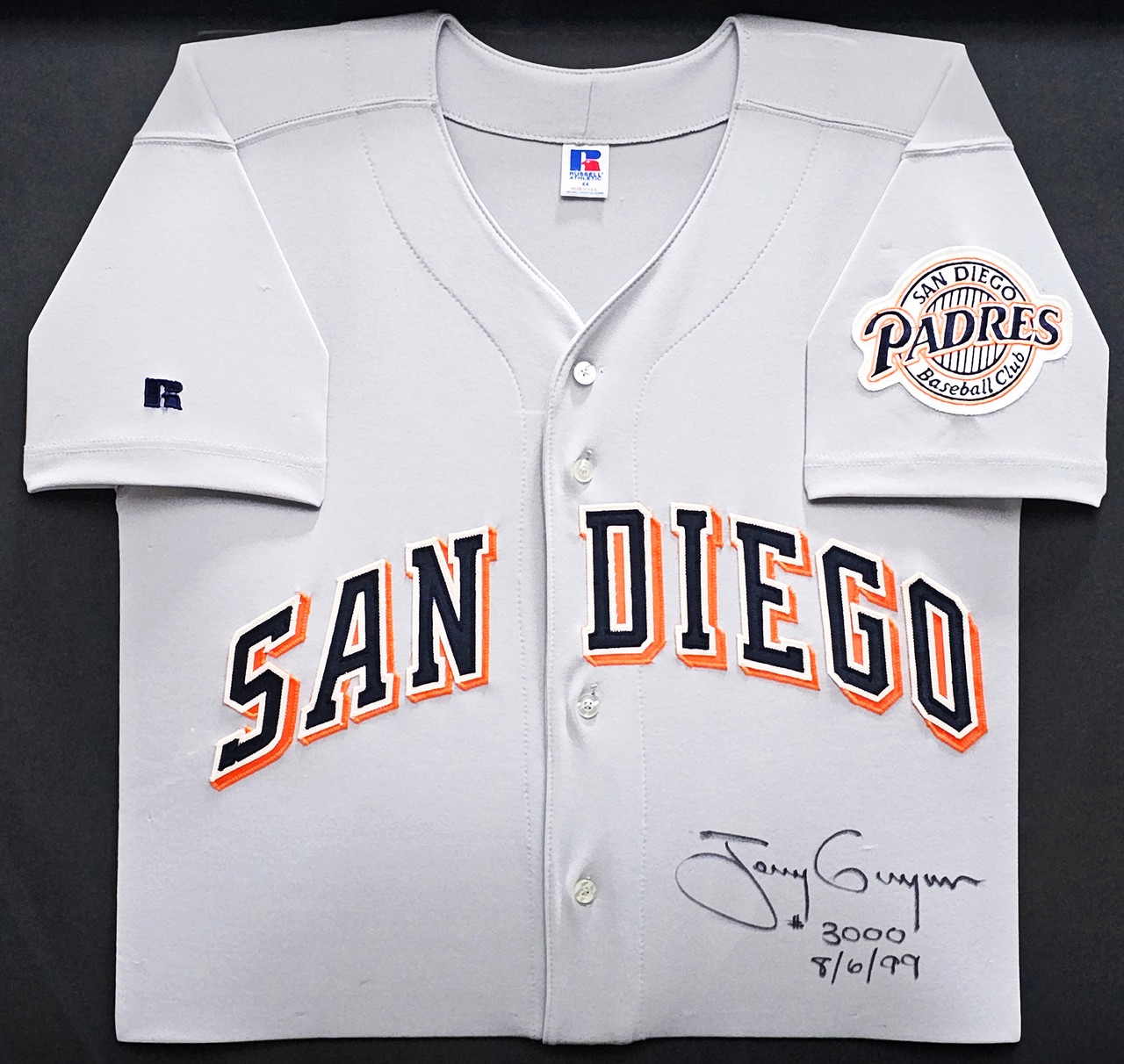 1998 Tony Gwynn Game Worn & Signed San Diego Padres Uniform