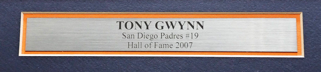 San Diego Padres Tony Gwynn Autographed Framed Grey Authentic Russell Jersey  #3000 8/6/99 PSA/DNA #AL10476 - Mill Creek Sports