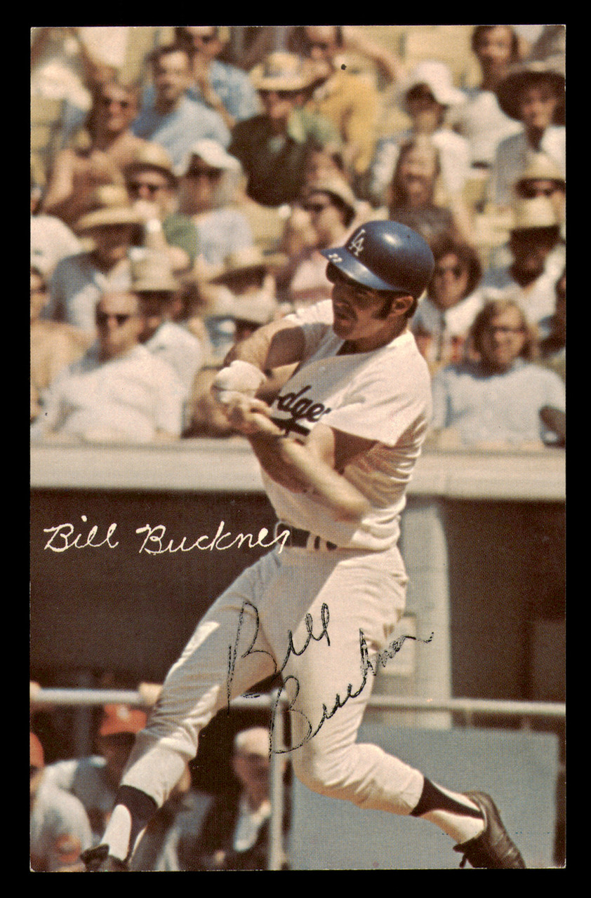 Bill Buckner Autographed Photo Postcard Los Angeles Dodgers SKU #213660 -  Mill Creek Sports