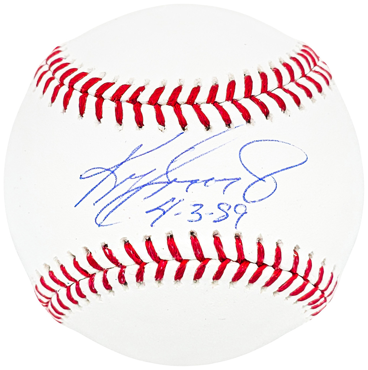 Ken Griffey Jr. Autographed Official Baseball Seattle Mariners 4-3-89  Beckett BAS Witness #W24740 - Mill Creek Sports