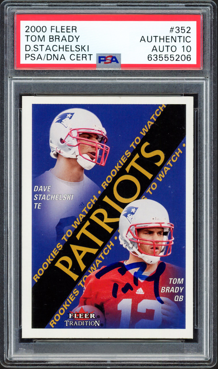 Tom Brady Rookie Cards Guide, PSA Registry Rankings