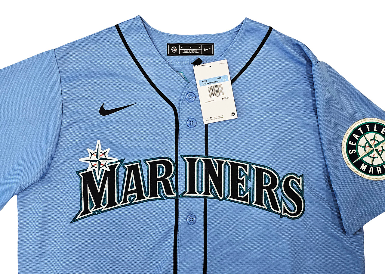 Seattle Mariners Julio Rodriguez Autographed Light Blue Nike