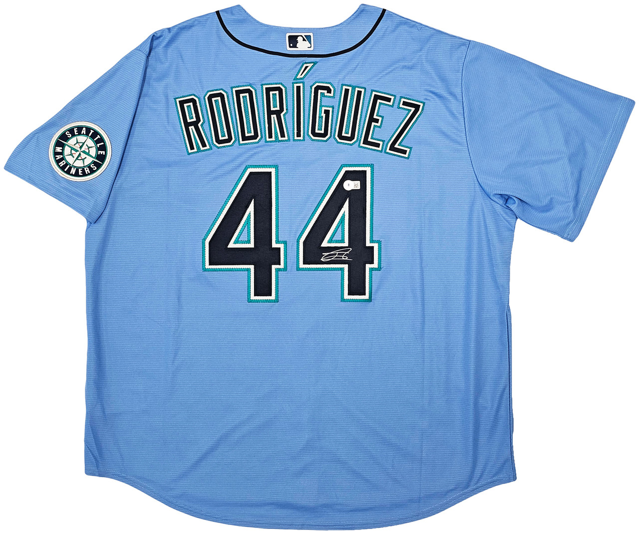 Seattle Mariners Julio Rodriguez Autographed Light Blue Nike