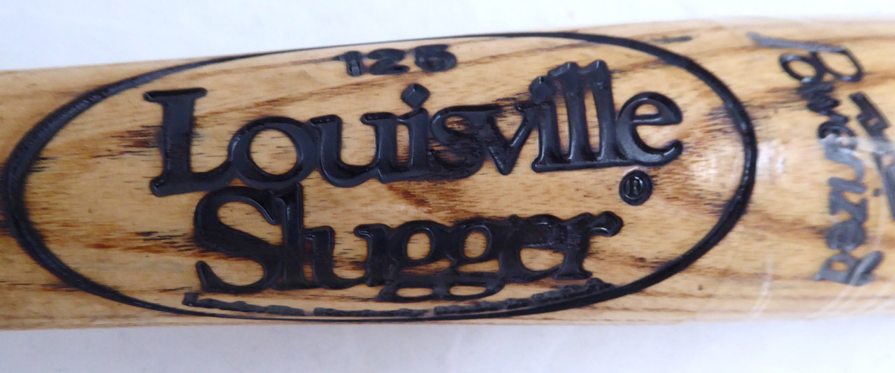 Matt Sinatro Autographed Blonde Louisville Slugger I13 1992 Game Used Seattle  Mariners Cracked SKU #214059 - Mill Creek Sports