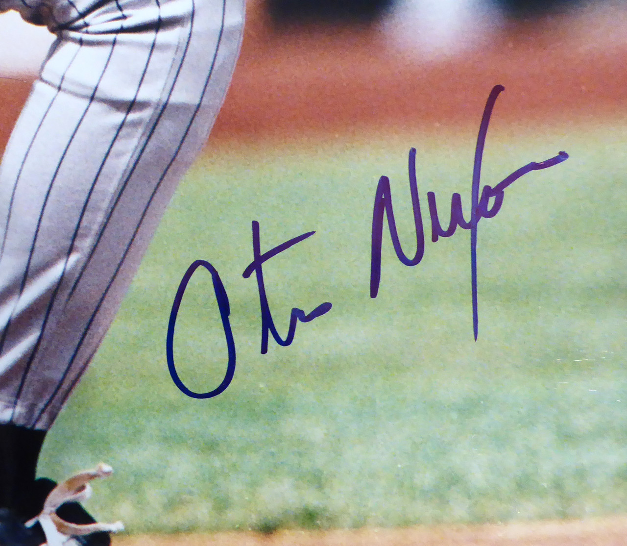 Otis Nixon Autographed 16x20 Photo Atlanta Braves SKU #214225