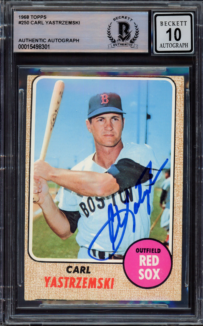  1968 Topps # 250 Carl Yastrzemski Boston Red Sox