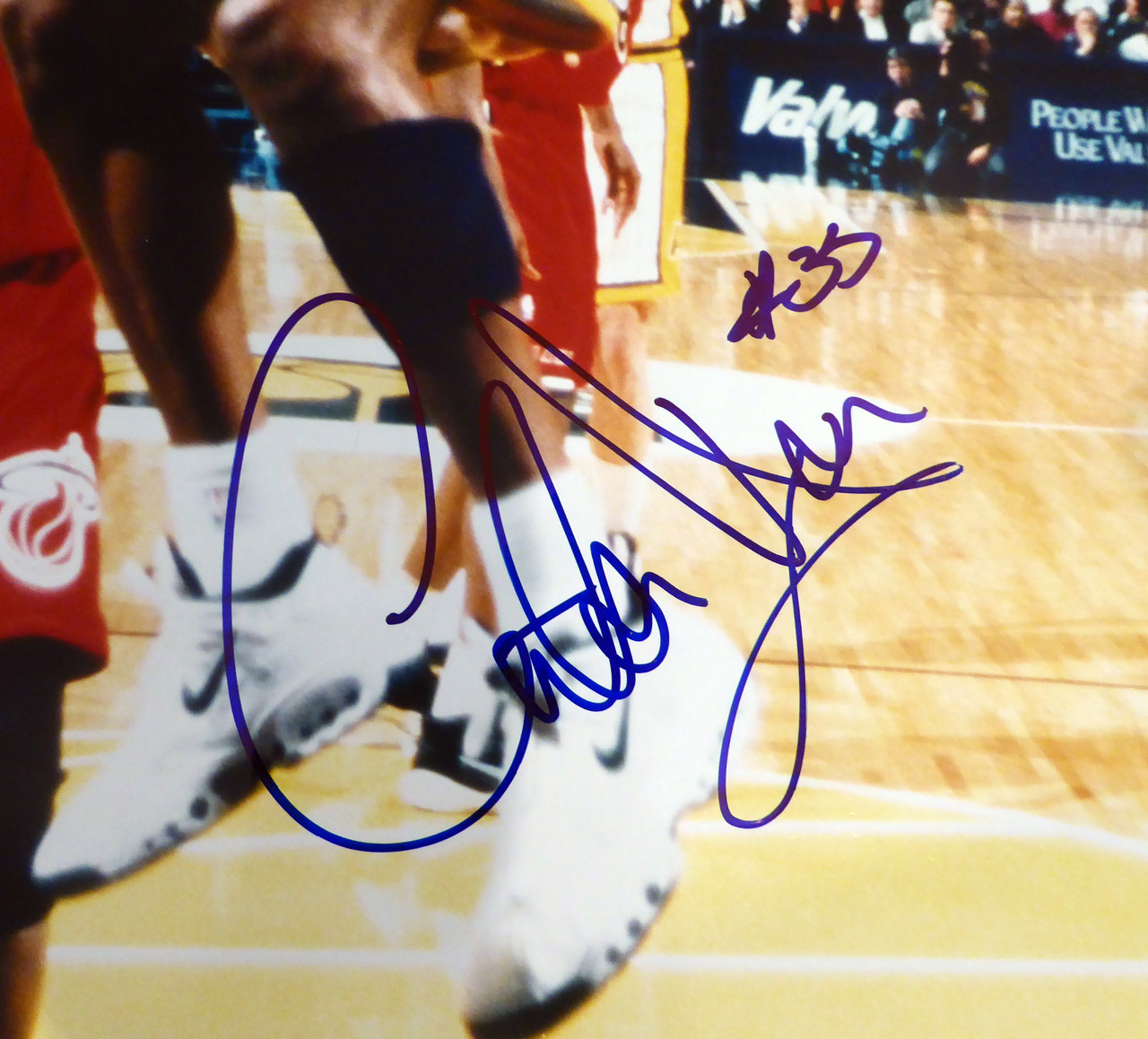Antonio Davis Autographed 16x20 Photo Indiana Pacers Beckett BAS