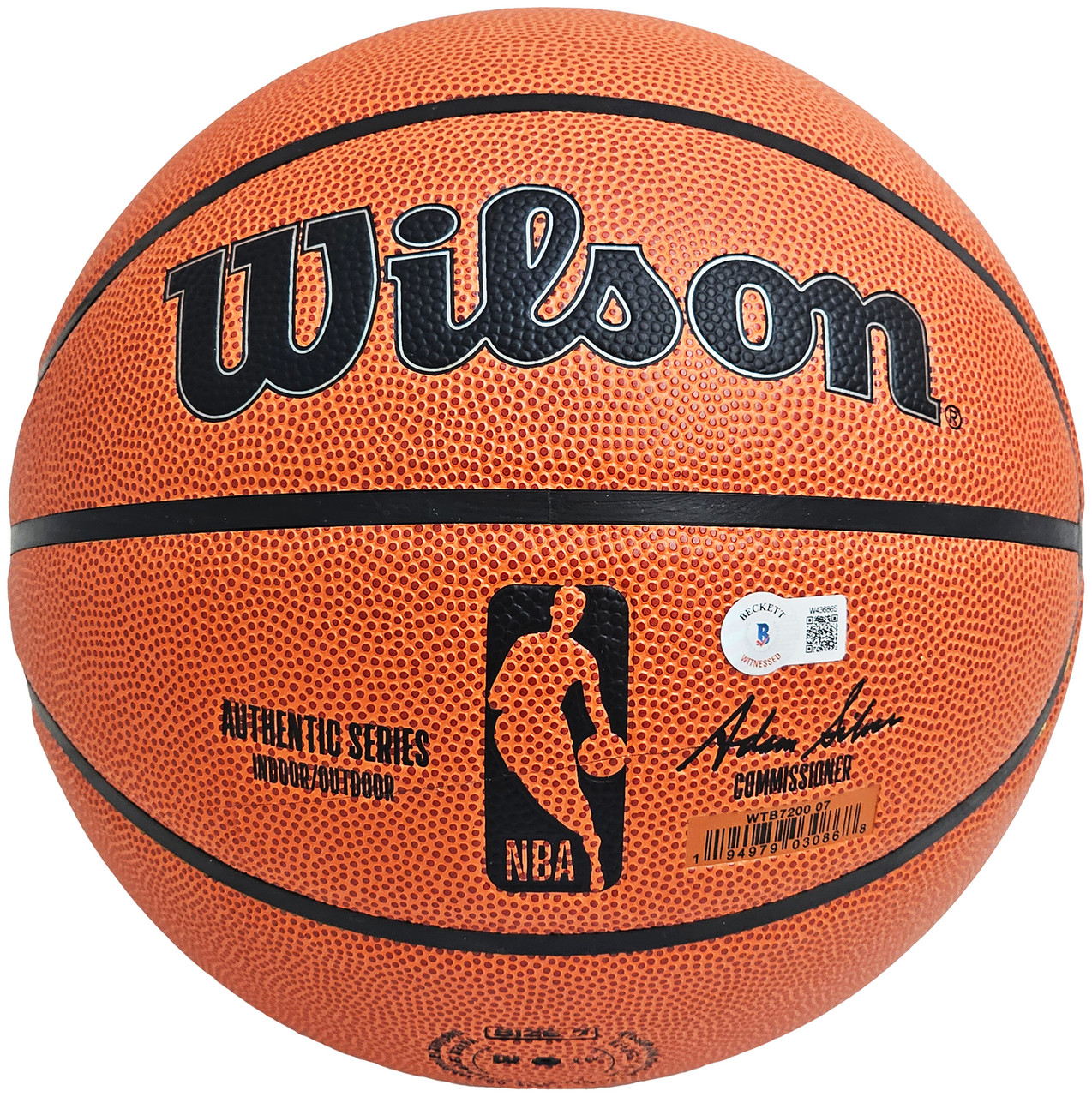 Patrick Ewing Autographed Authentic Indoor/Outdoor Basketball New