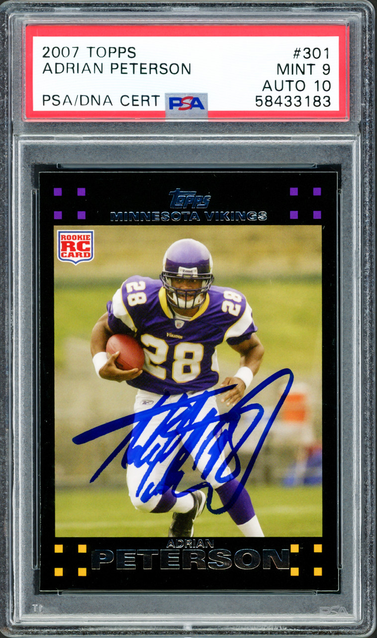 2007 upper deck adrian peterson