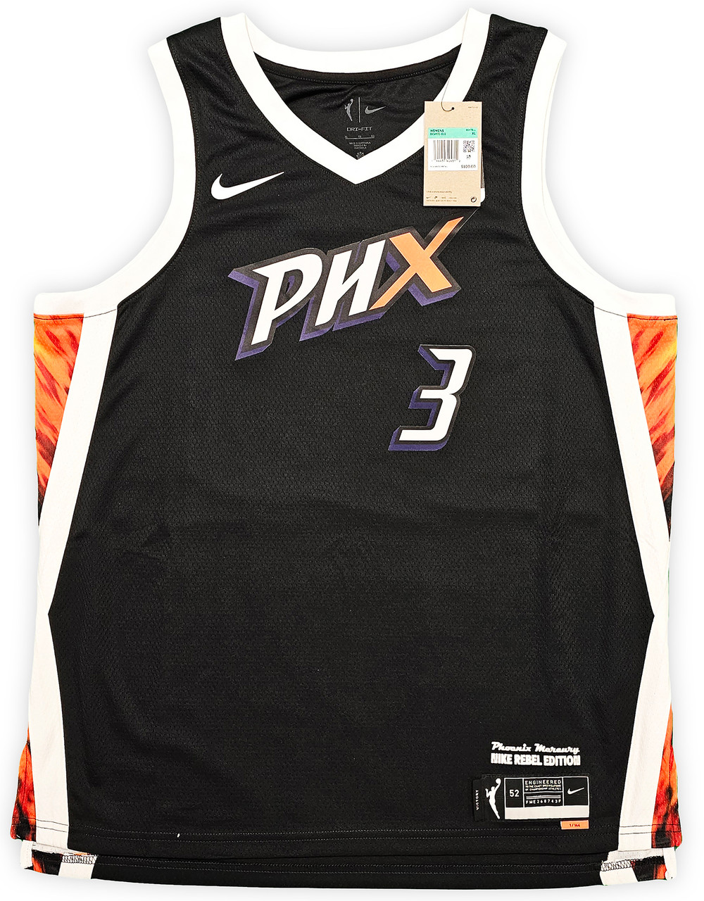 Phoenix Mercury Diana Taurasi Autographed Black Nike Rebel Edition Jersey  Size XL Beckett BAS QR Stock #214836 - Mill Creek Sports