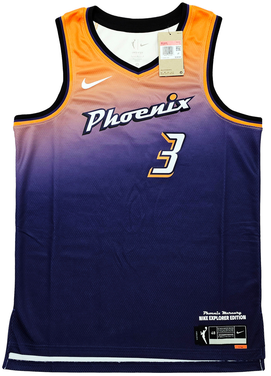 Diana Taurasi Autographed Phoenix Nike Orange Basketball Jersey - BAS
