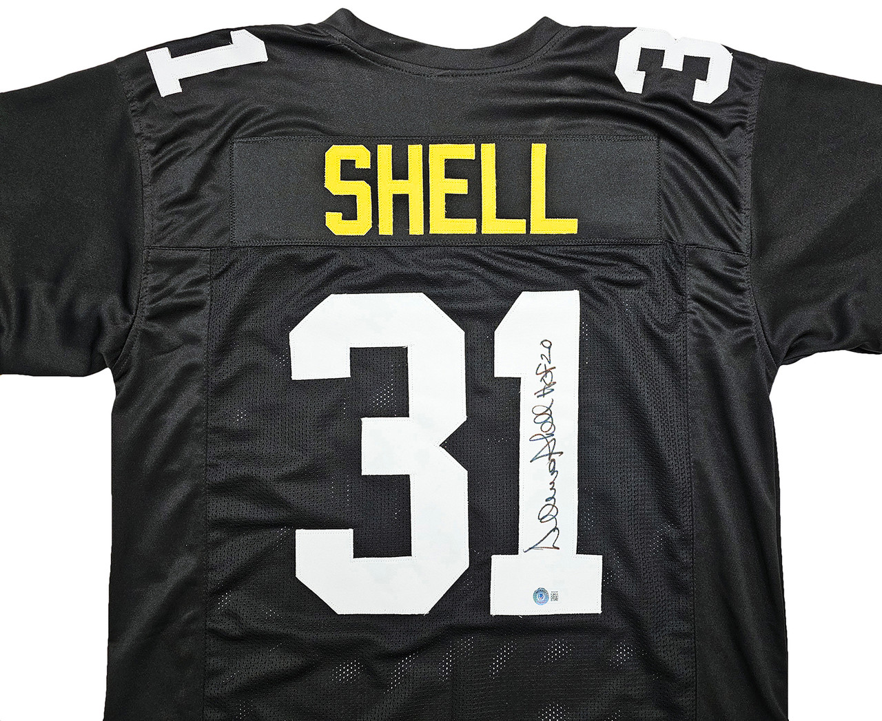 Pittsburgh Steelers Donnie Shell Autographed Black Jersey 