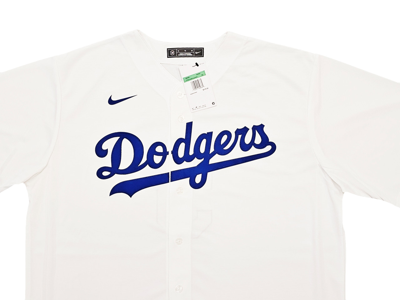 Los Angeles Dodgers Freddie Freeman Autographed White Nike Jersey Size XL  Beckett Witnessed Stock #215516 - Mill Creek Sports