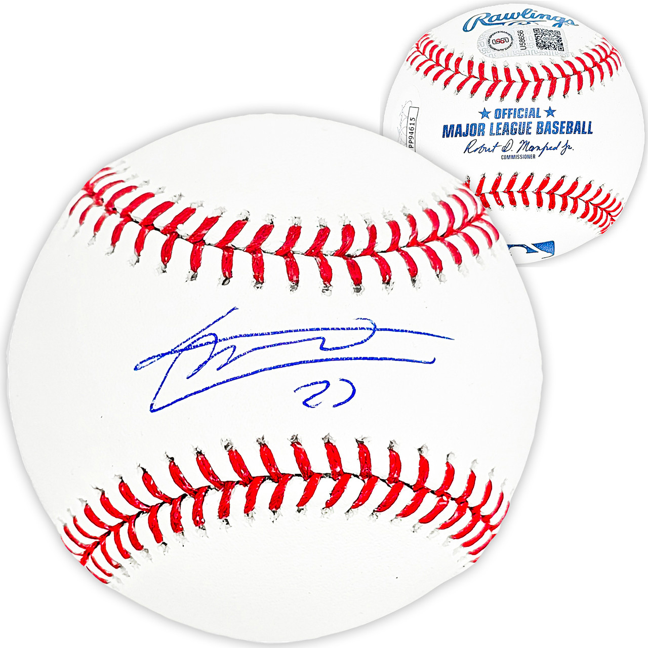 Vladimir Guerrero Jr. Autographed Official MLB Baseball Toronto Blue Jays  JSA Stock #215523