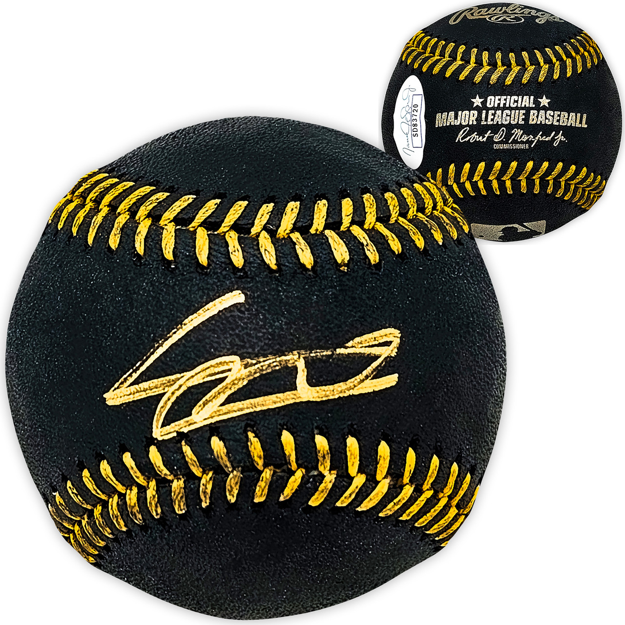 Alex Bregman Autographed Official 2022 Gold World Series Gold MLB Baseball  Houston Astros Beckett BAS Witness Stock #215394
