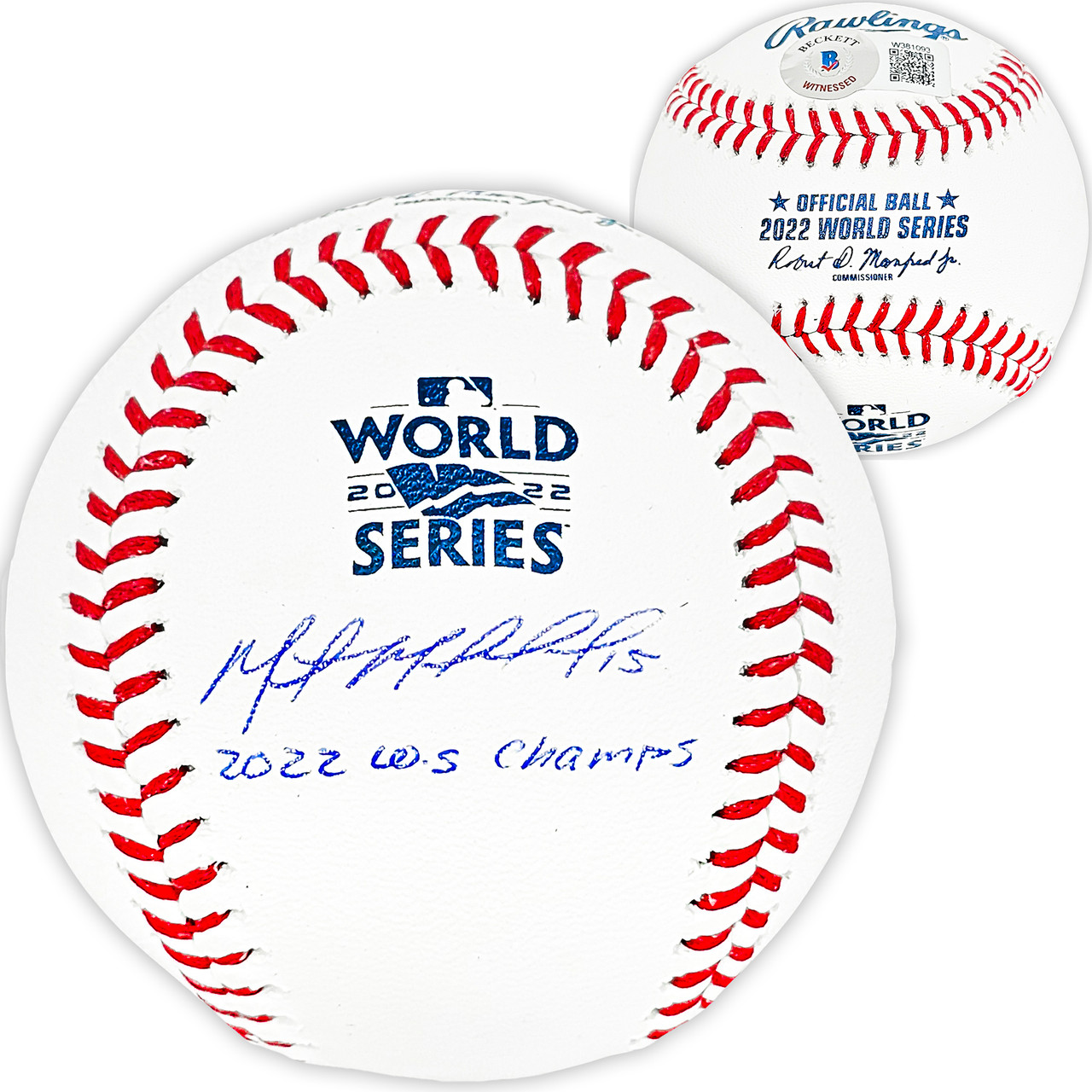 Martin Maldonado Autographed Official 2022 World Series MLB Baseball  Houston Astros Beckett BAS Witness Stock #215404 - Mill Creek Sports