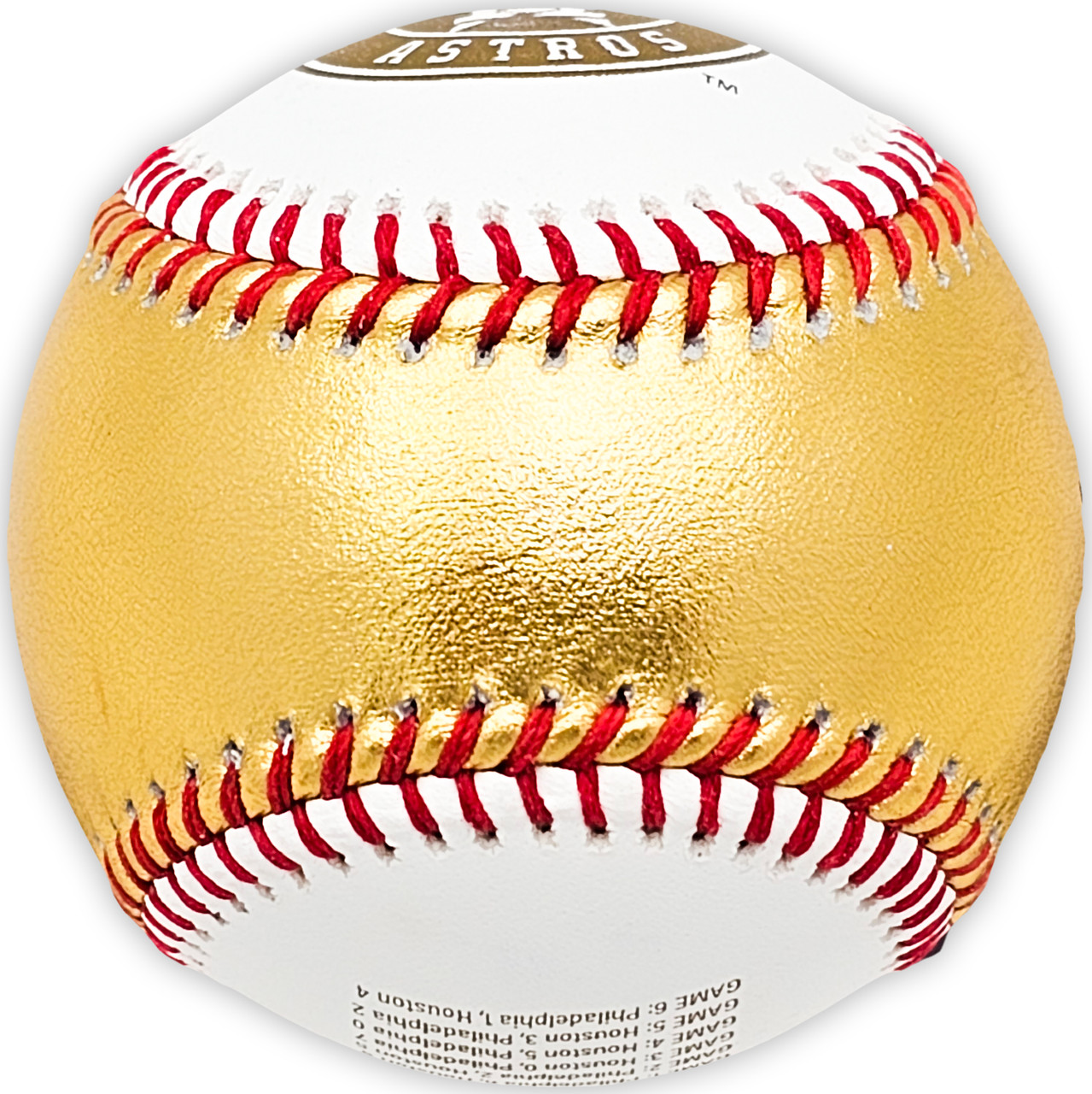 Alex Bregman Autographed Official 2022 Gold World Series Gold MLB Baseball  Houston Astros Beckett BAS Witness Stock #215394 - Mill Creek Sports