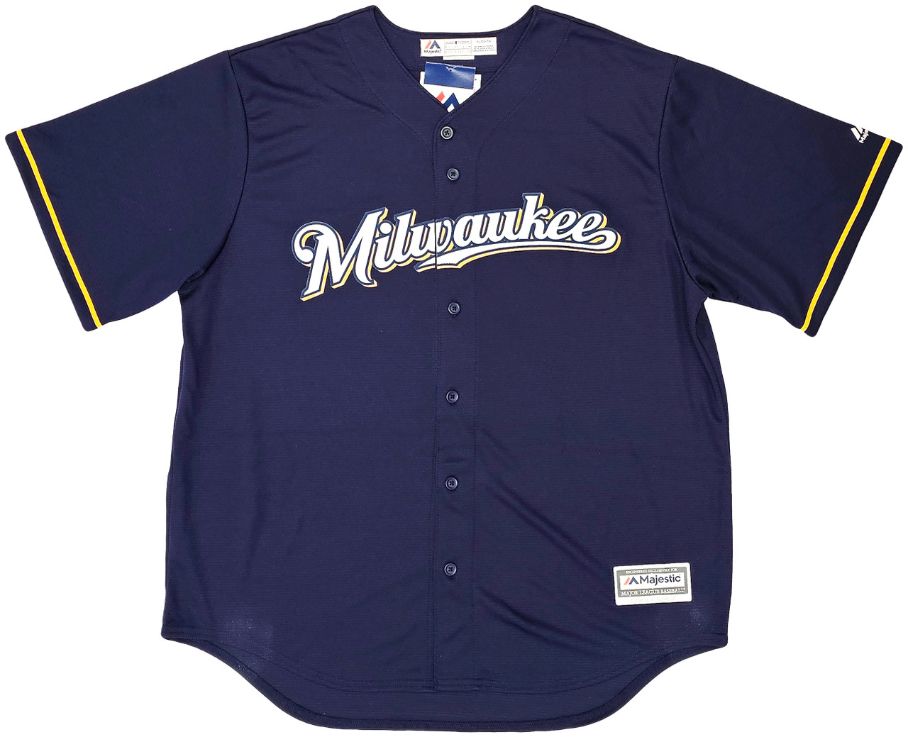 Christian Yelich Cream Milwaukee Brewers Autographed Nike Authentic Jersey