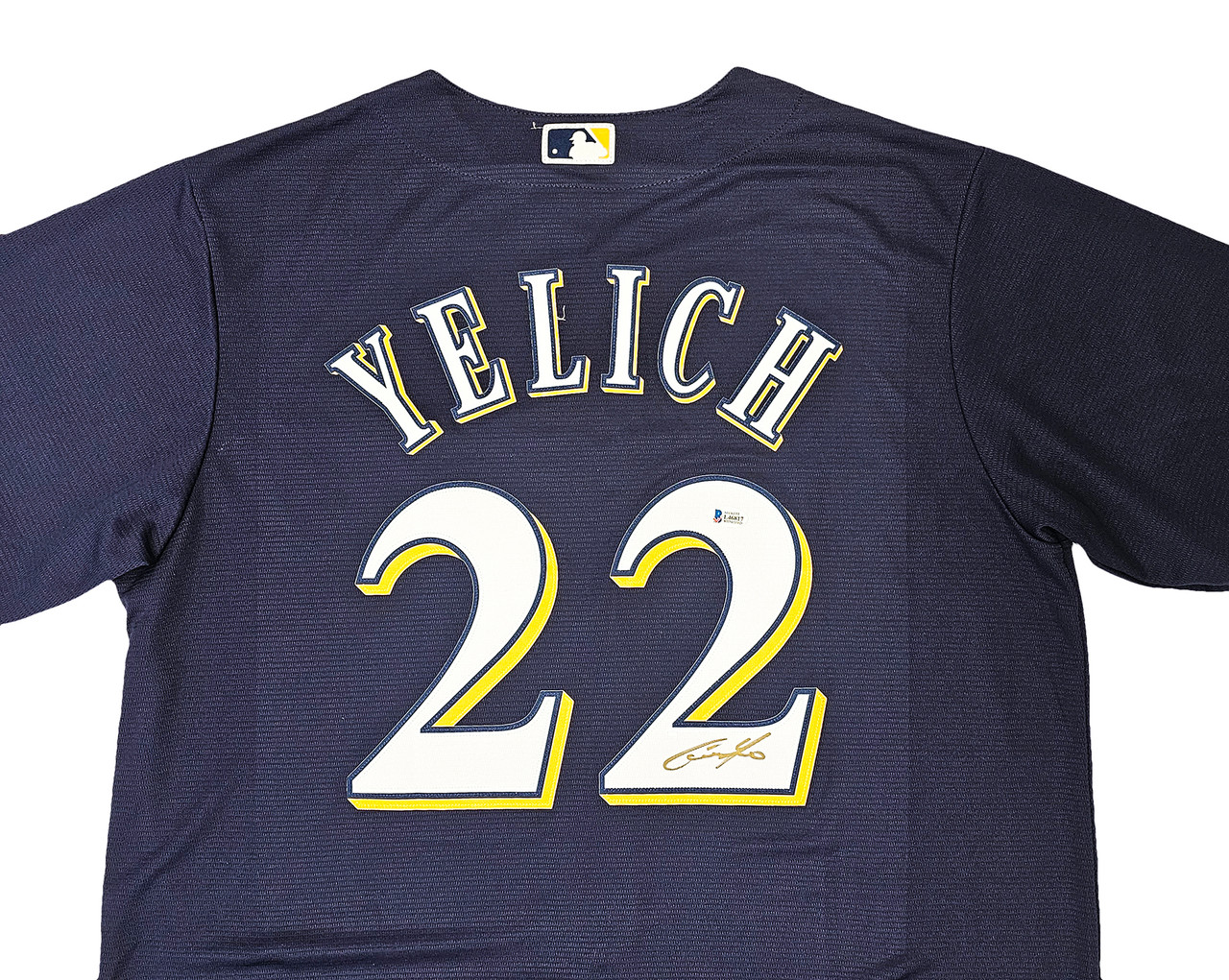 Autographed Milwaukee Brewers Christian Yelich Fanatics Authentic White  Majestic Authentic Jersey
