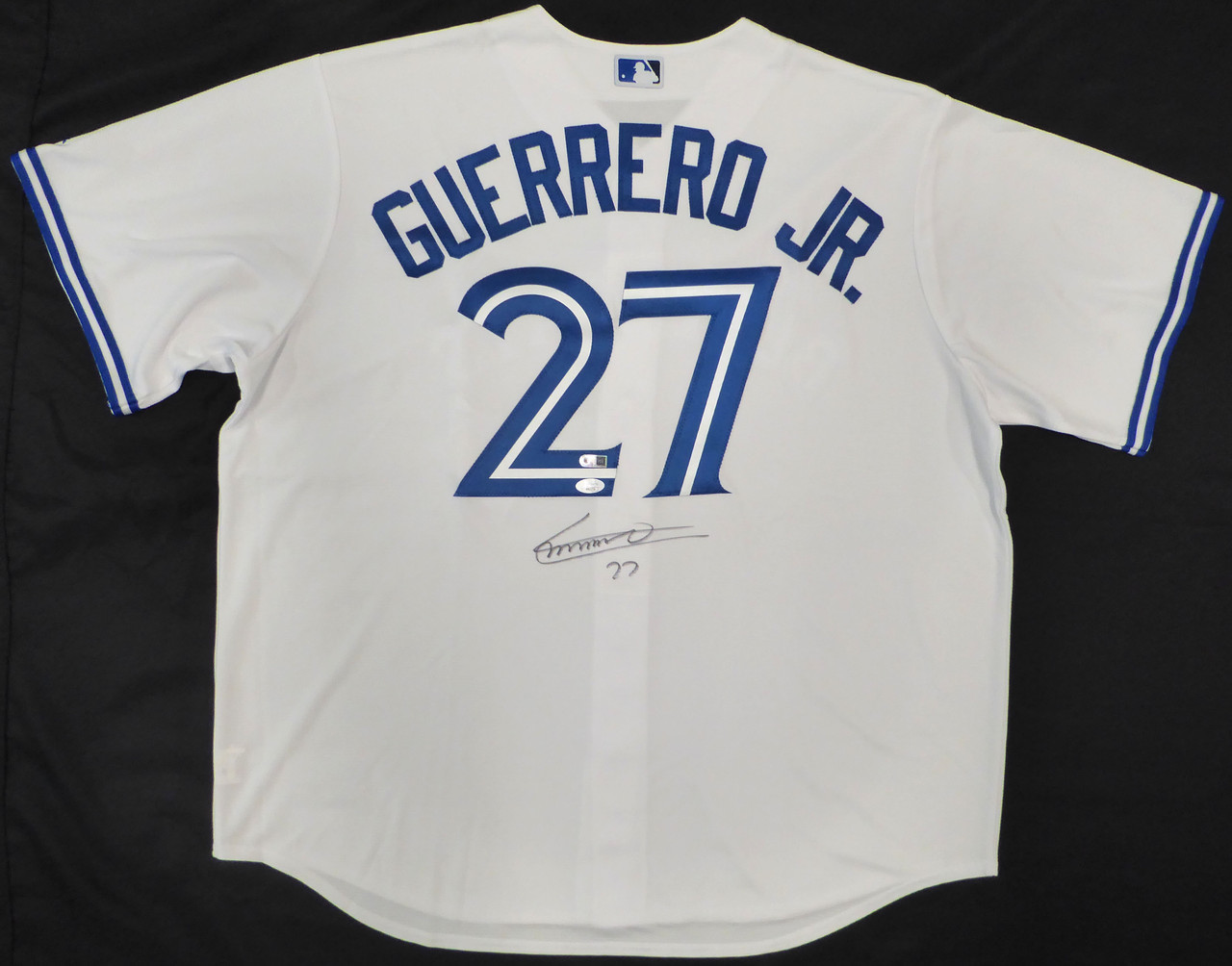 Vladimir Guerrero Jr. Toronto Blue Jays Autographed Gray Nike Replica Jersey