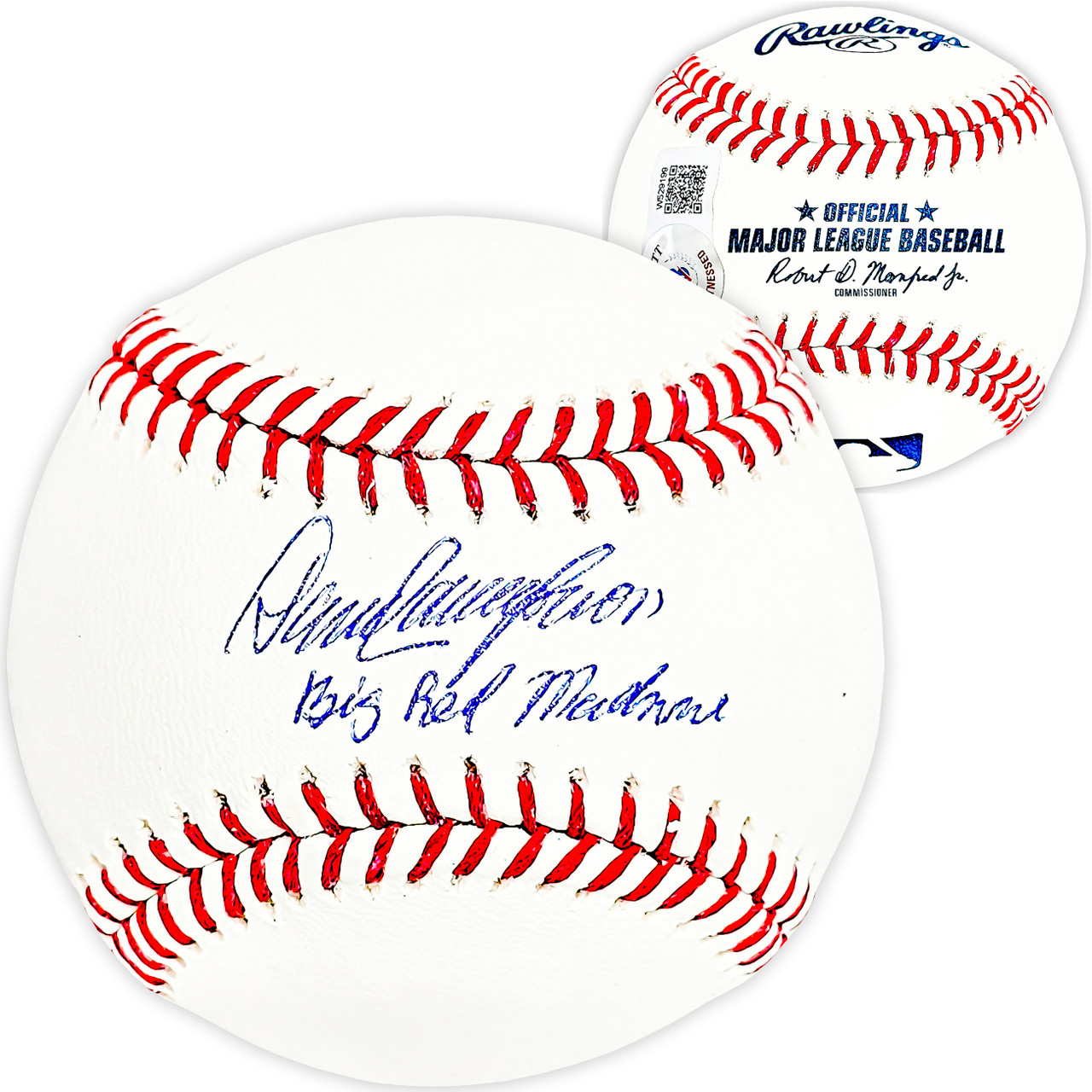 Dave Concepcion Autographed Official MLB Baseball Cincinnati Reds