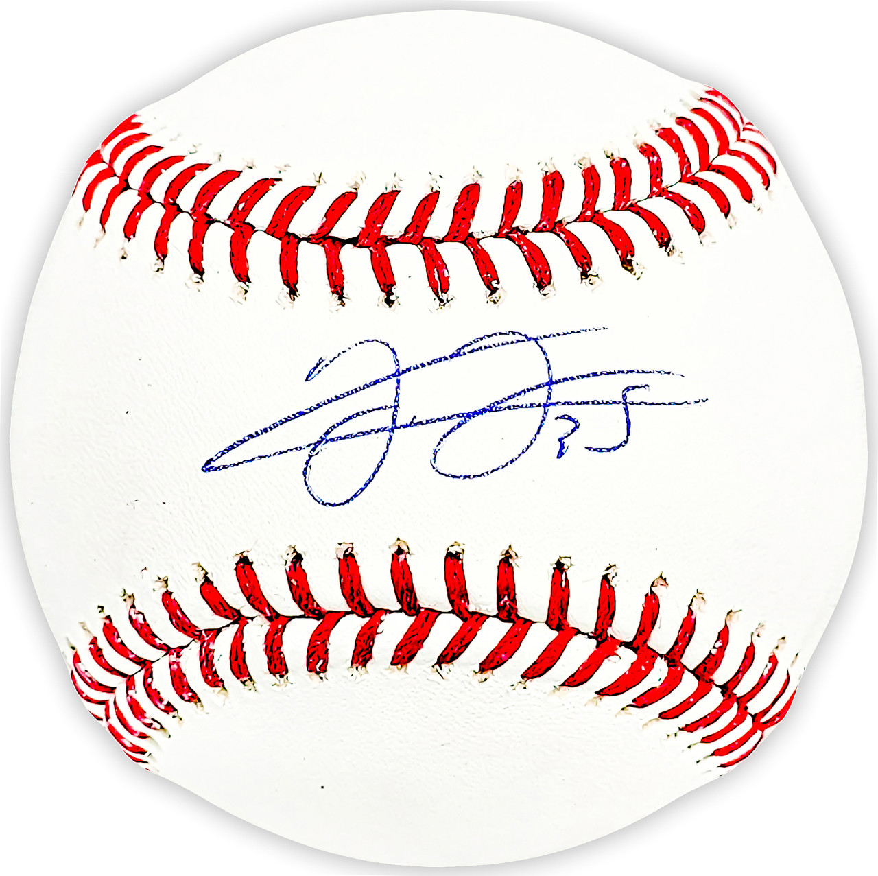 Frank Thomas Autograph Baseball In Display