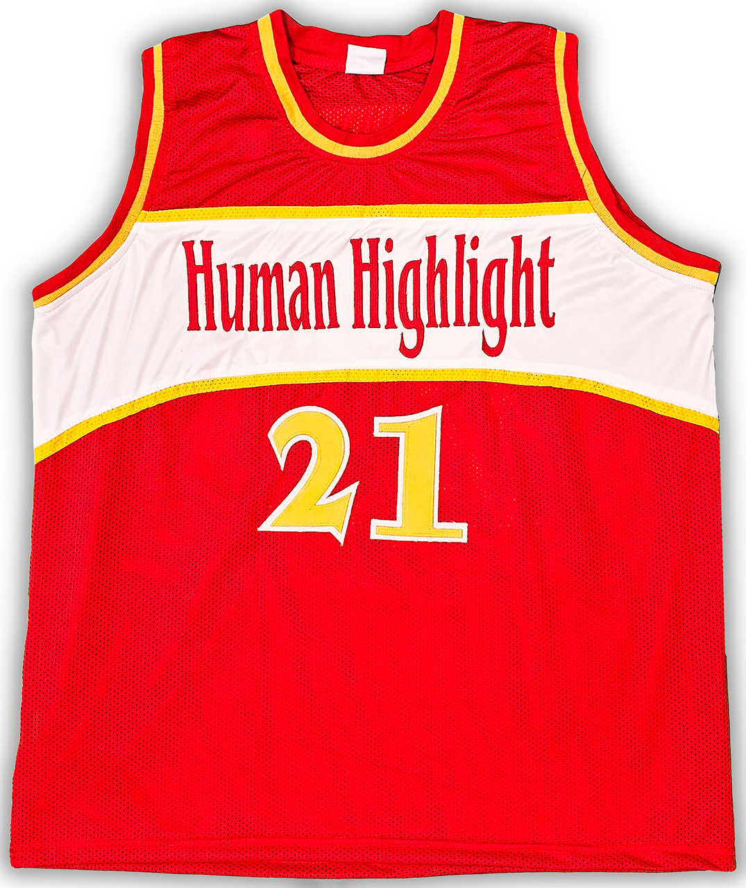 Dominique Wilkins Autographed Atlanta Custom HOF 06 Red Basketball Jersey - Tristar
