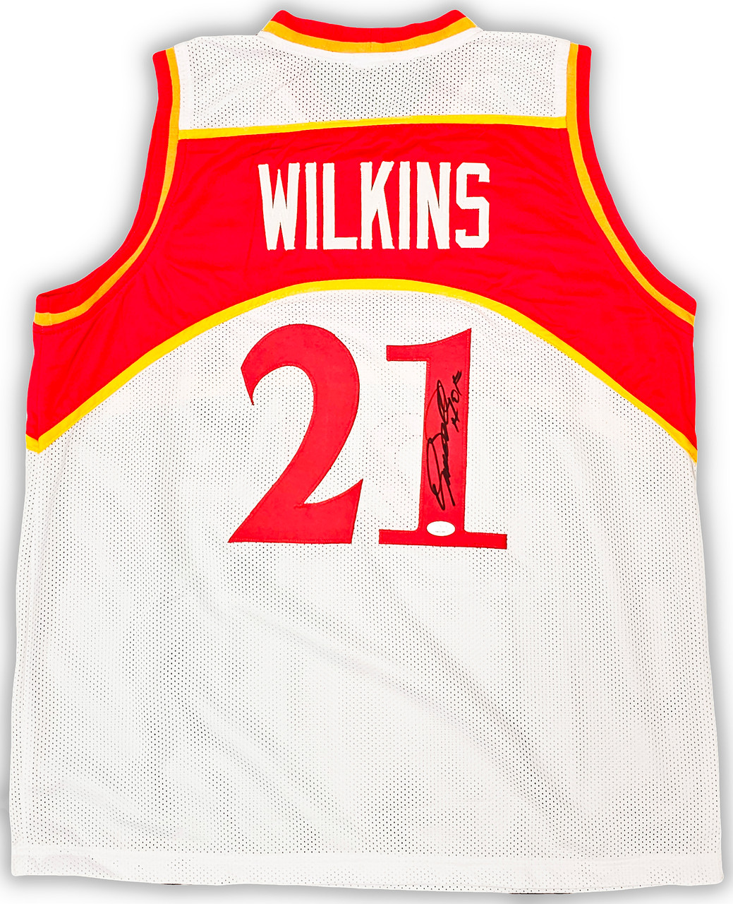 Dominique Wilkins Autographed Atlanta Hawks Black Custom