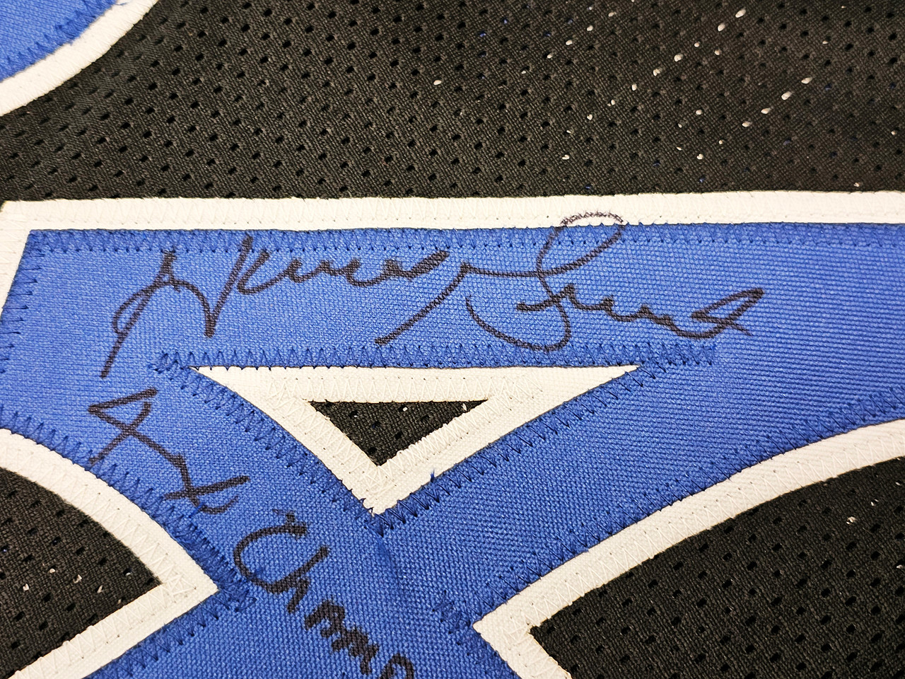 Orlando Magic Horace Grant Autographed Black Jersey 