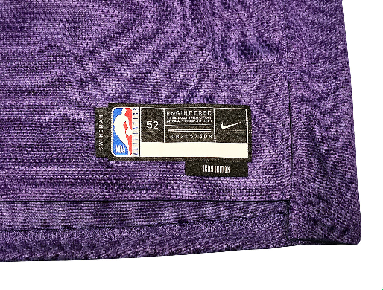 Kevin Durant Phoenix Suns Autographed Purple Nike Icon Swingman Jersey