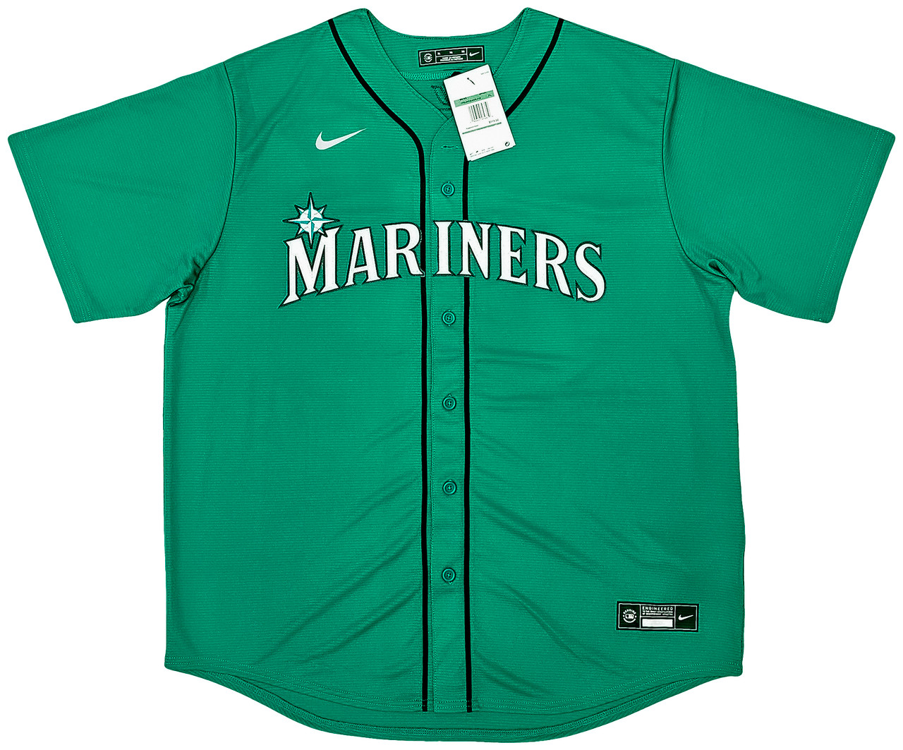 Seattle Mariners Teal Throwback Jersey