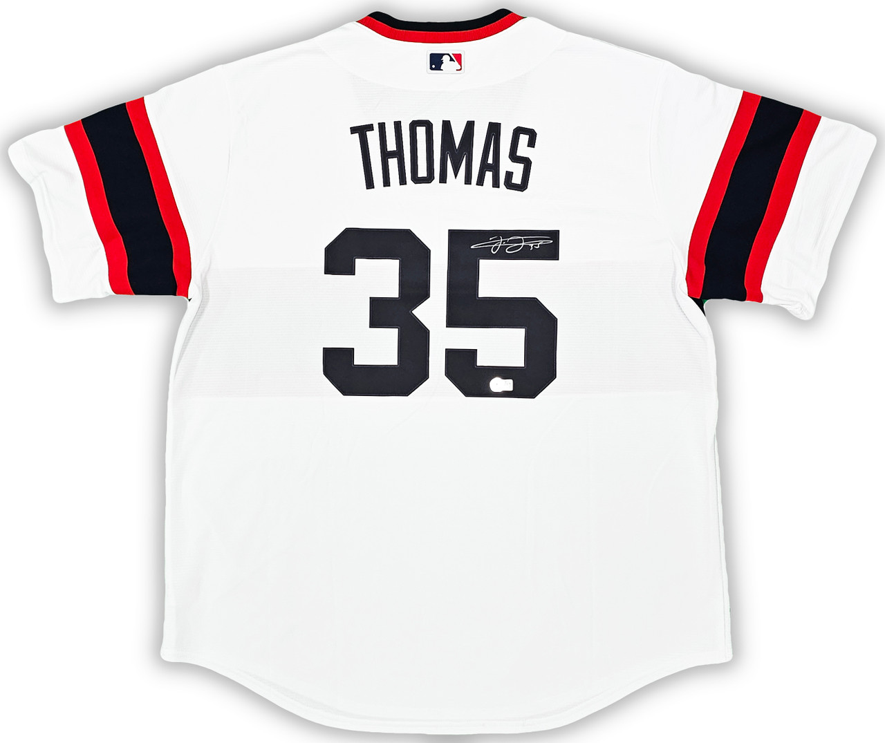 Chicago White Sox Frank Thomas Autographed White Nike Jersey Size