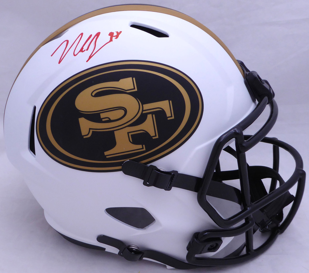 S.F. 49Ers Brandon Aiyuk Signed Full Size Speed Replica Helmet Beckett –  MVP Authentics