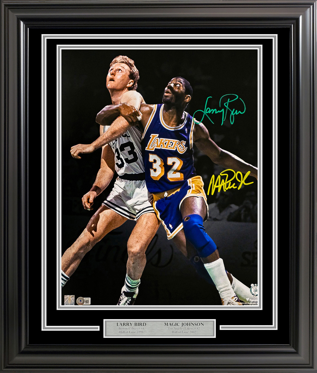 Boston Celtics Vs Los Angeles Lakers Larry Bird and Magic Johnson