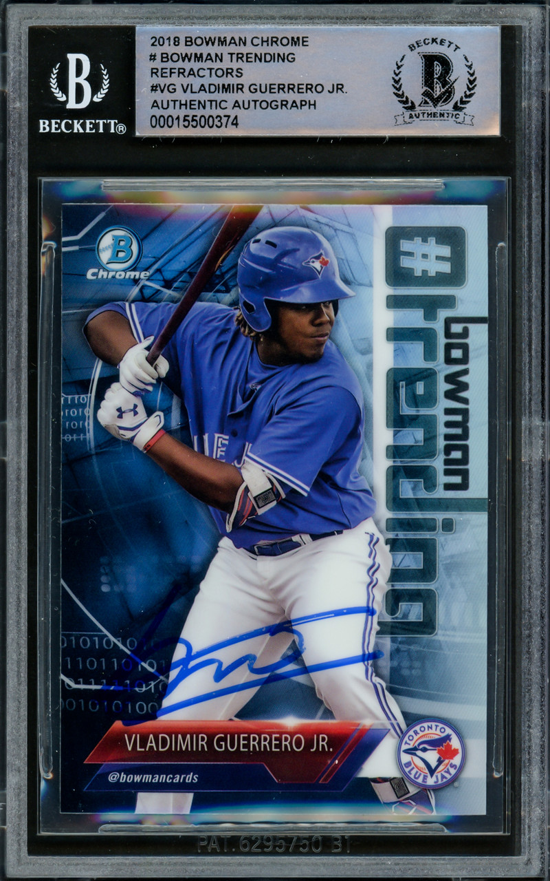 Vladimir Guerrero Jr. 2018 Bowman Chrome Rookie Card